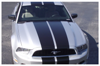 2013-14 Mustang - Tapered Lemans Racing Stripes - Hardtop - High Wing